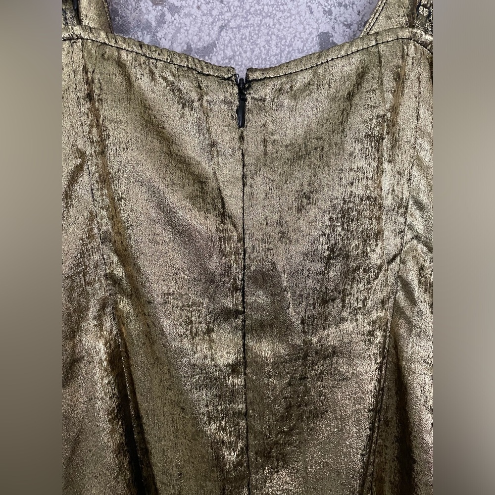 NWT Holiday Gold mini dress size medium - Picture 3 of 12
